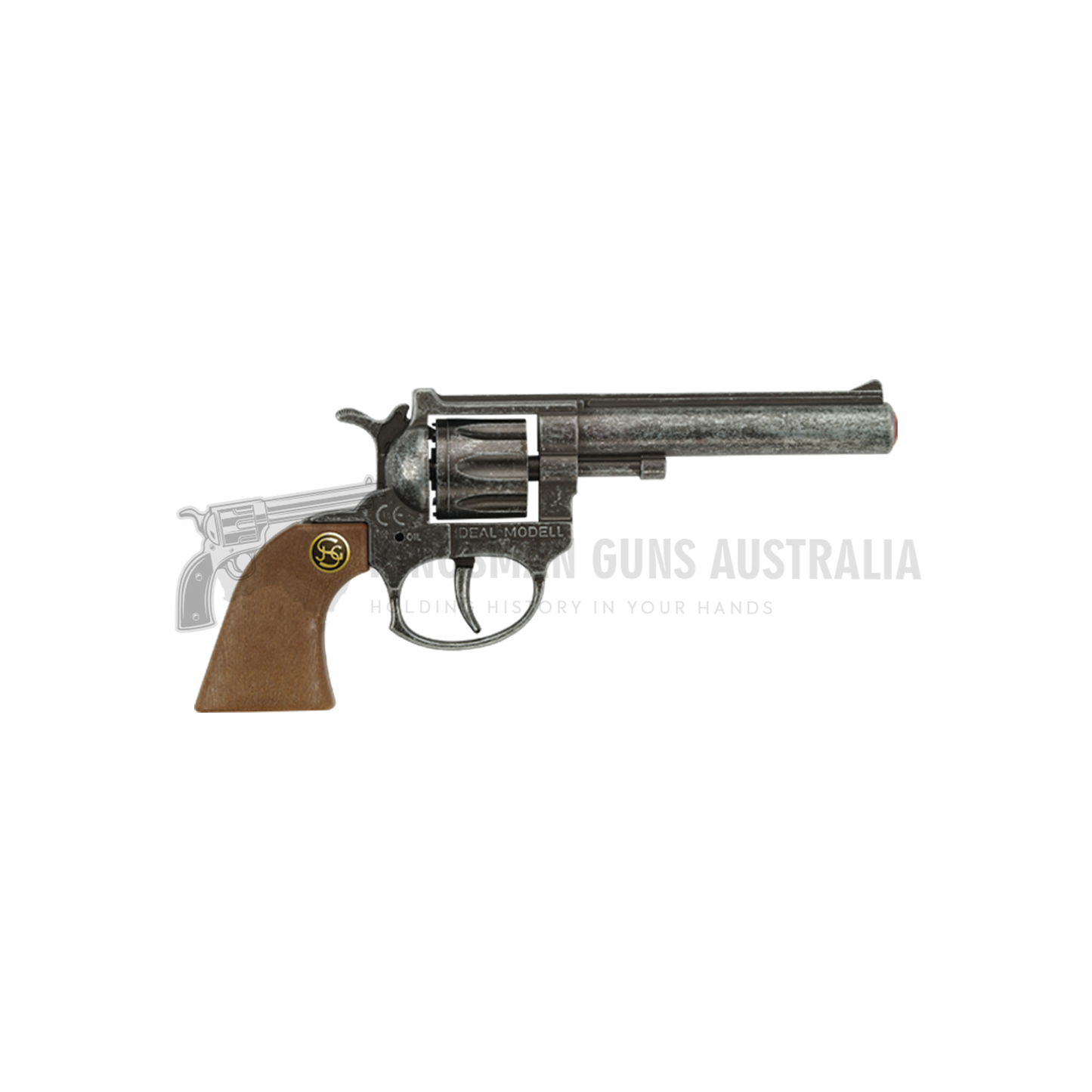 Schroedel - Samuel Colt Revolver - 8-Shot - Brown/Gray - 19 cm