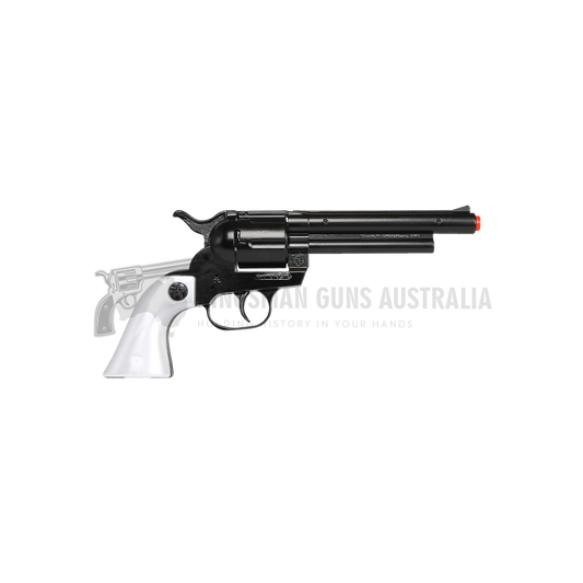 Gonher - Cowboy Revolver - Diecast Colt Peacemaker - 12-Shot -  Pearl/Black