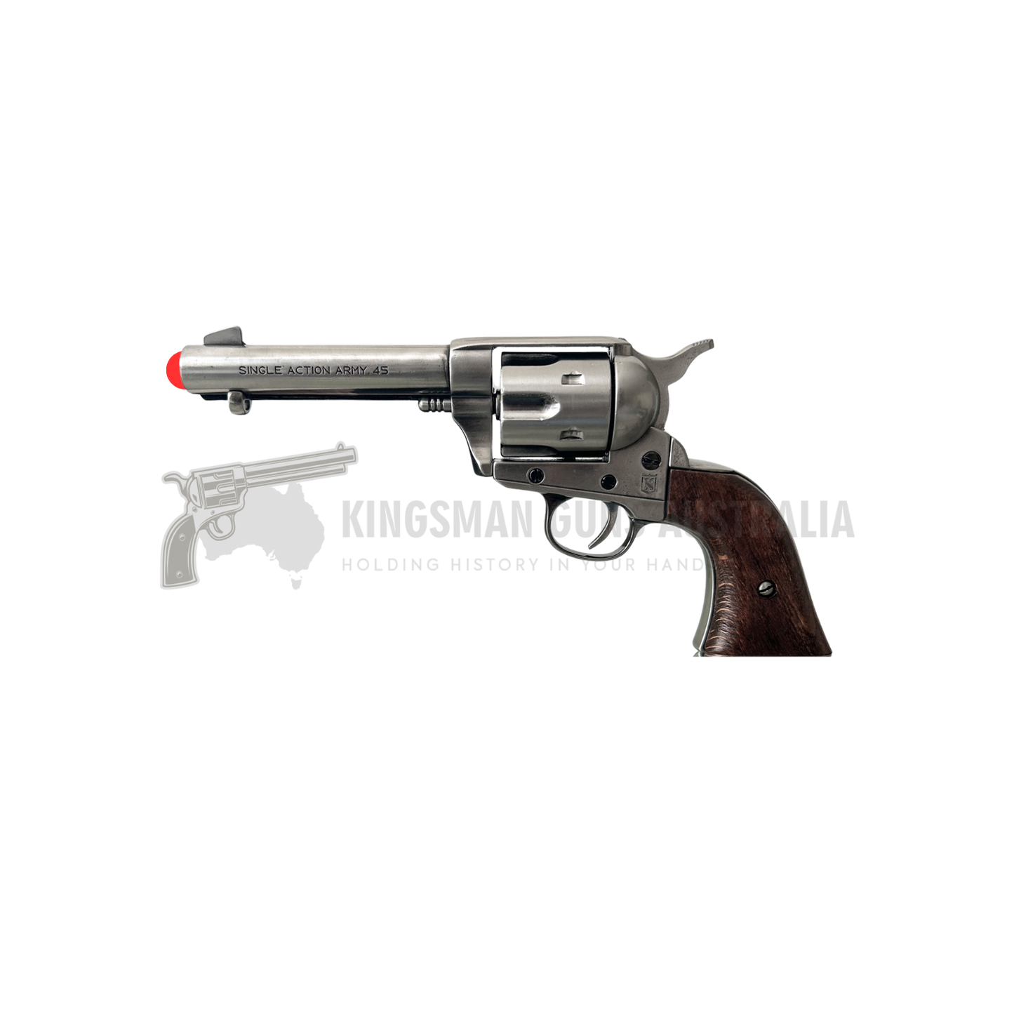 REVOLVER COLT 45 FAST DRAW 4’75, USA 1873 – WOOD/NICKEL