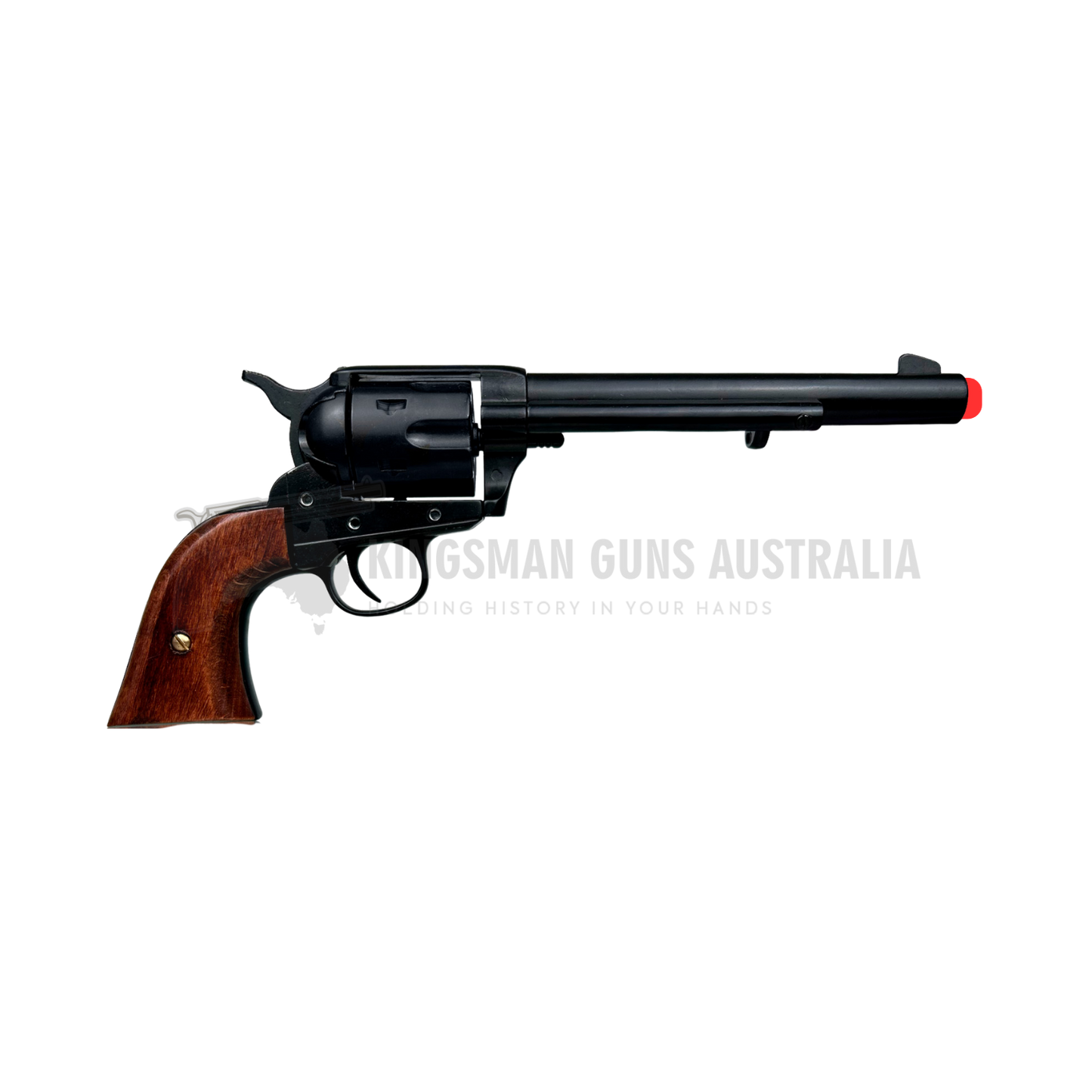 KOLSER - REVOLVER PEACEMAKER COLT 45 SINGLE ACTION 5.5" USA 1873 - WOOD/BLACK