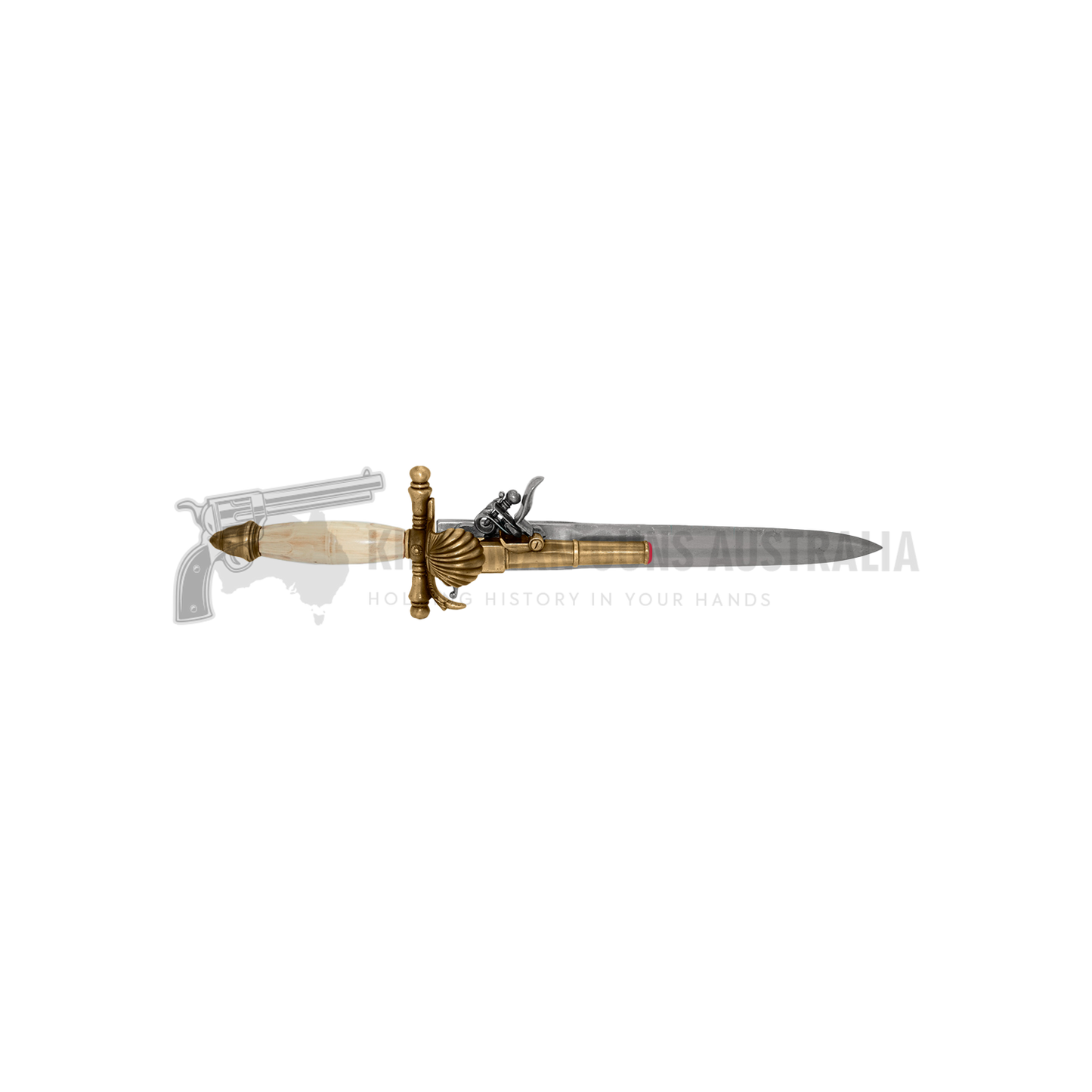 18th Century French Dagger Pistol - Curassow - 38 cm