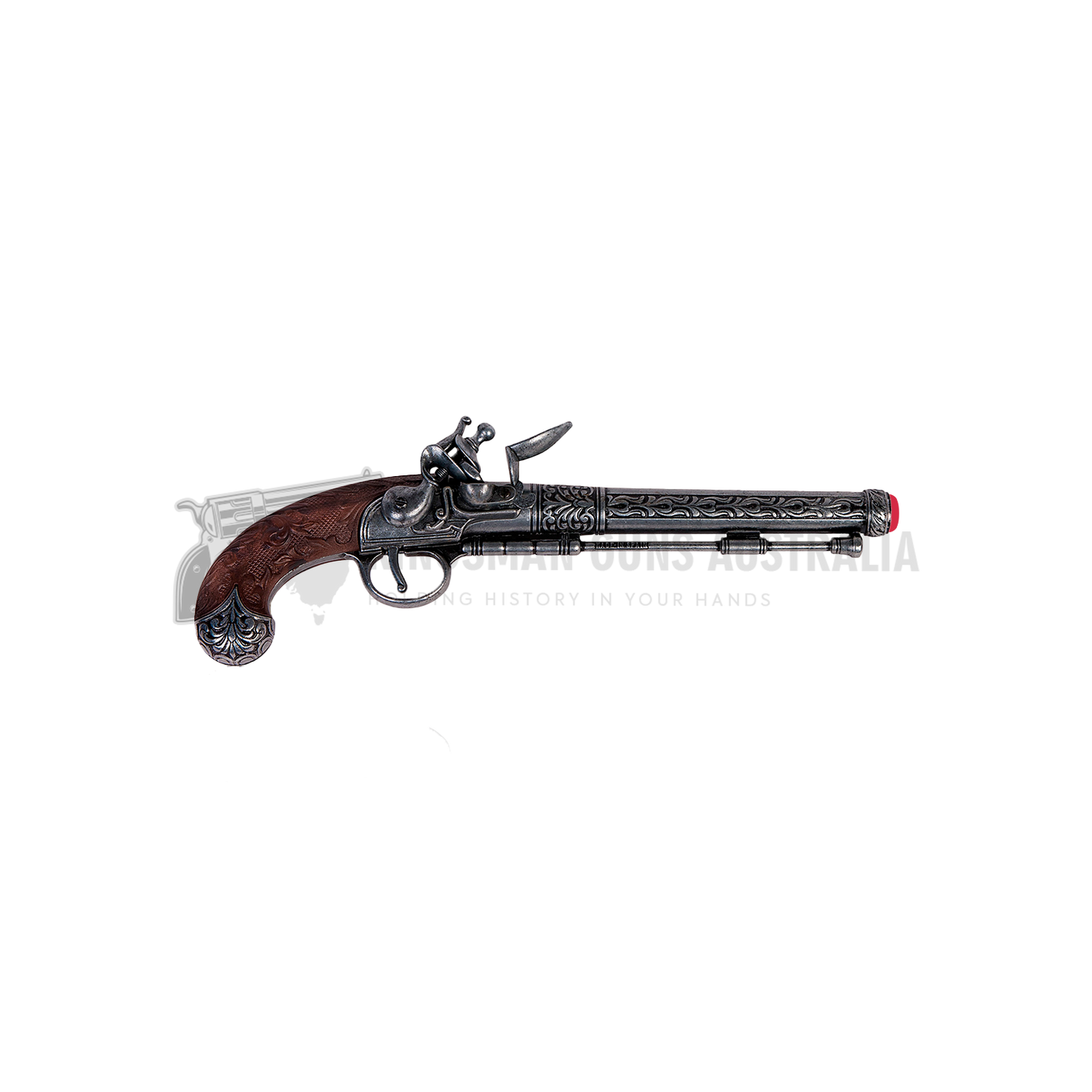 18th Century Belgian-Liege Pistol - Curassow - 32 cm