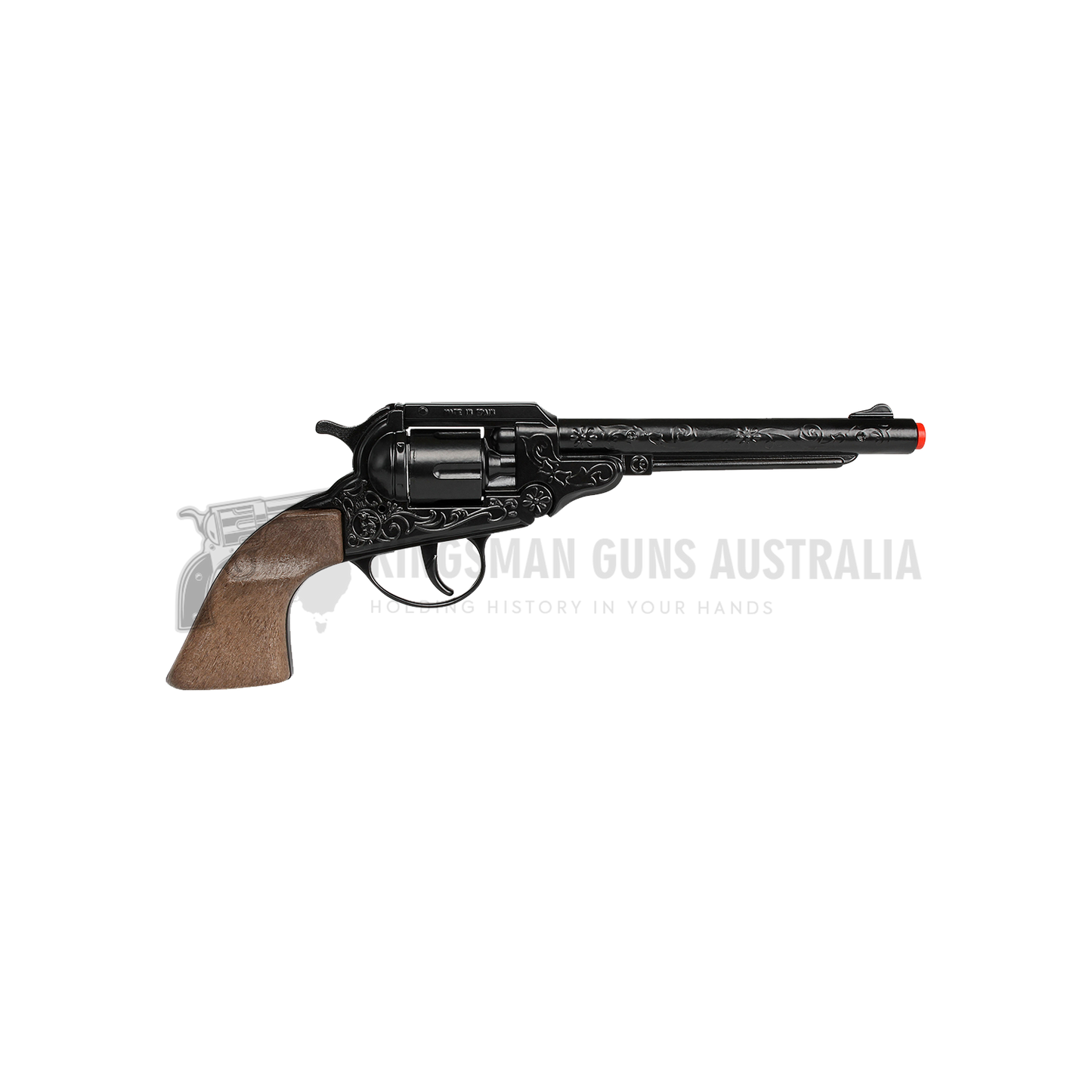 Gonher - Cowboy Colt Revolver 1851 - 8-Shot - Diecast Metal - Brown/Black with Box