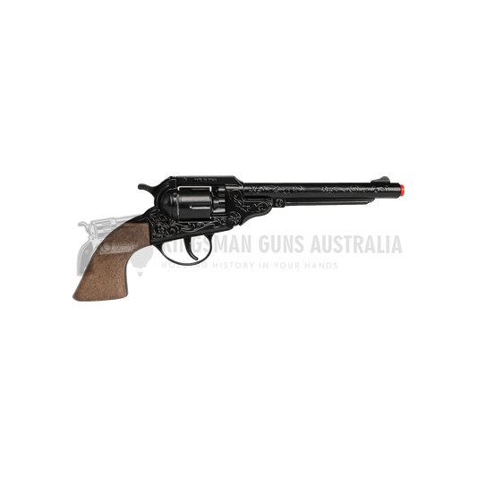 Gonher - Cowboy Colt Revolver 1851 - 8-Shot - Diecast Metal  - Brown/Black with Box