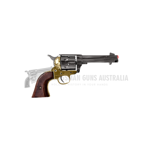 REVOLVER COLT 45 FAST DRAW 4’75, USA 1873 – POLISHED NICKEL WOOD