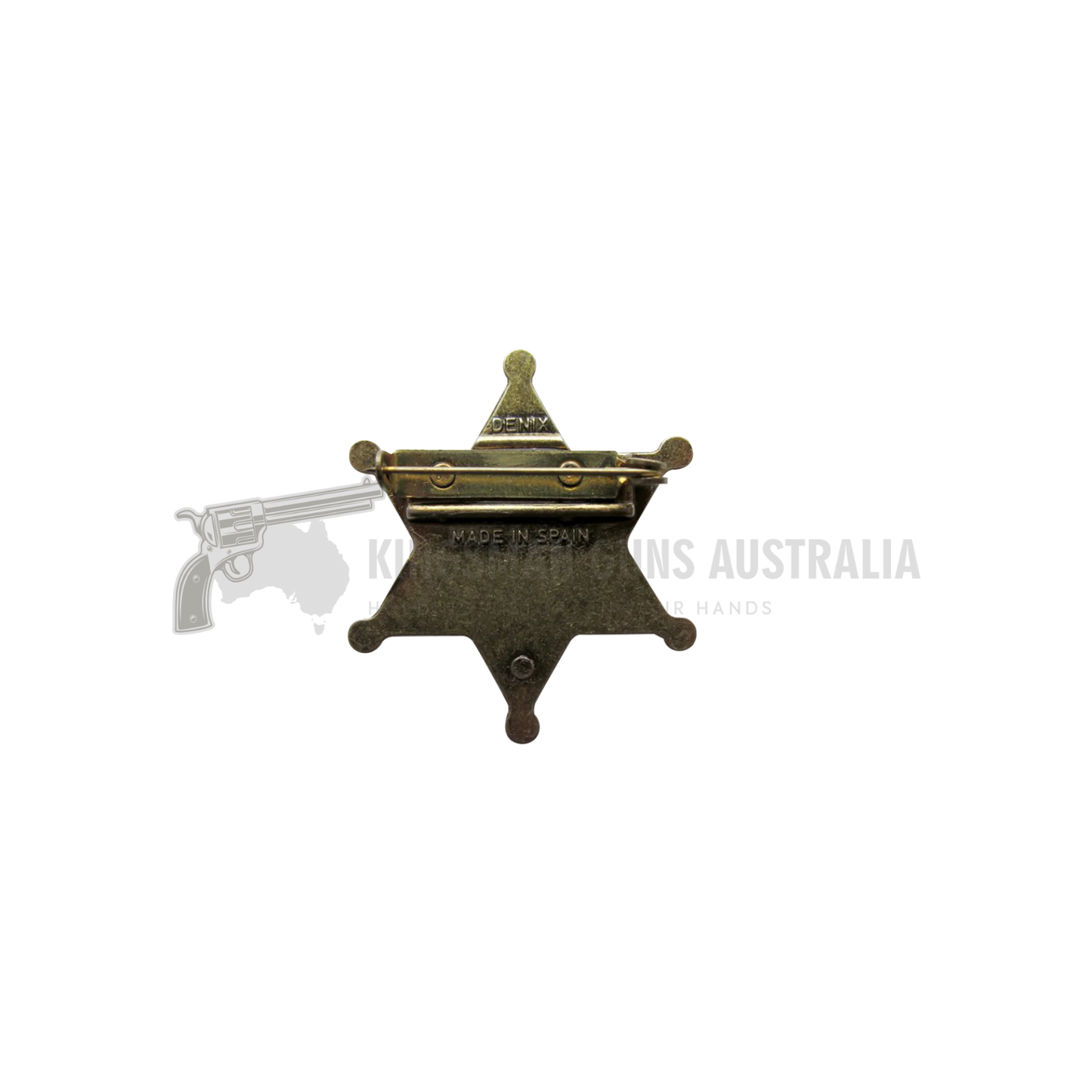 Six Point Ball-Tipped Sheriff Badge