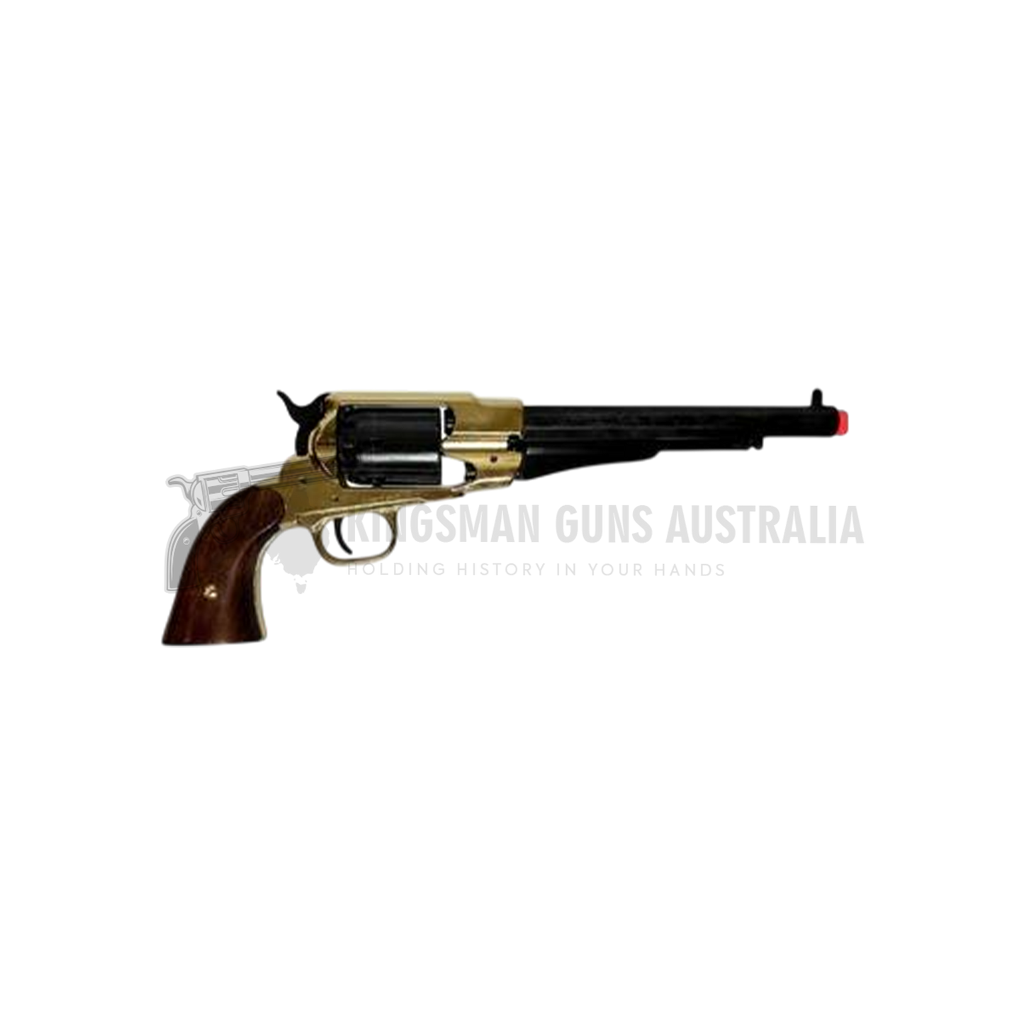 Remington 1858 Converted Replica Black + Brass