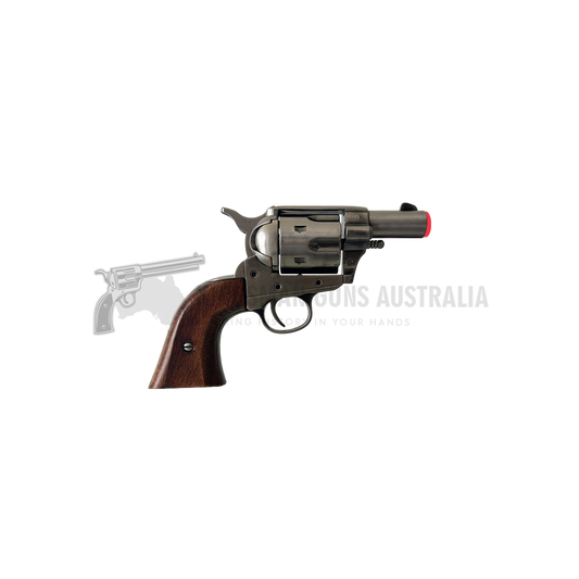COLT POCKET REVOLVER . USA 1873 – POLISHED NICKEL WOOD