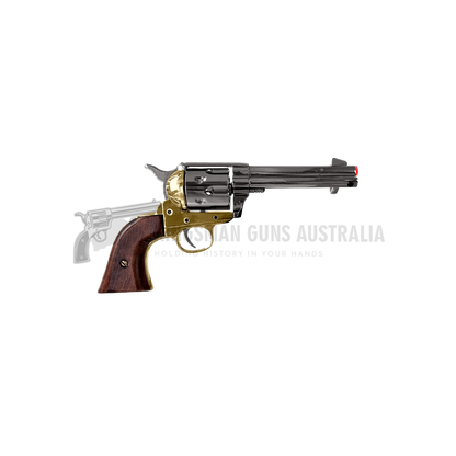REVOLVER COLT 45 FAST DRAW 4’75, USA 1873 – NICKEL WOOD