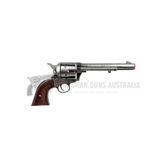 REVOLVER COLT SINGLE ACTION USA 1873 CALIBRE 45 – POLISHED NICKEL WOOD