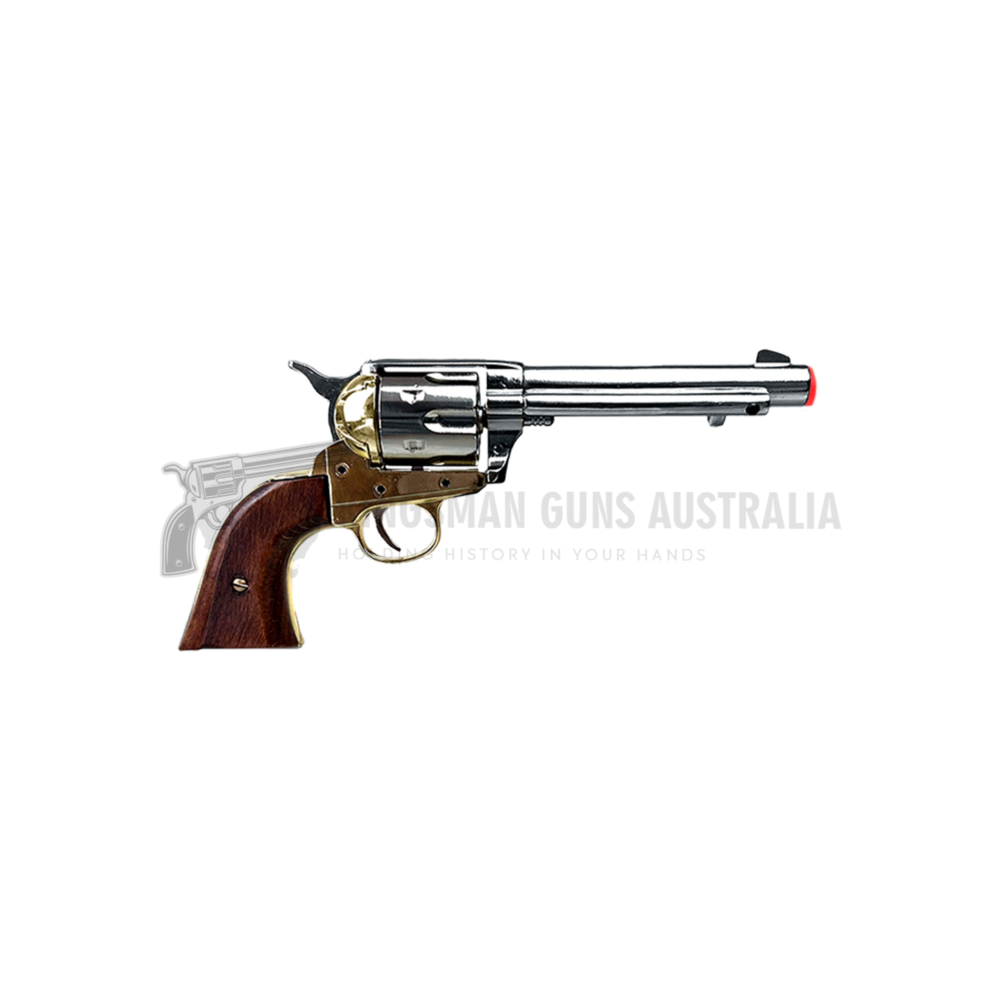 REVOLVER PEACEMAKER COLT 45 5’5″ USA 1873 – NICKEL WOOD