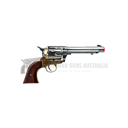 REVOLVER PEACEMAKER COLT 45 5’5″ USA 1873 – NICKEL WOOD